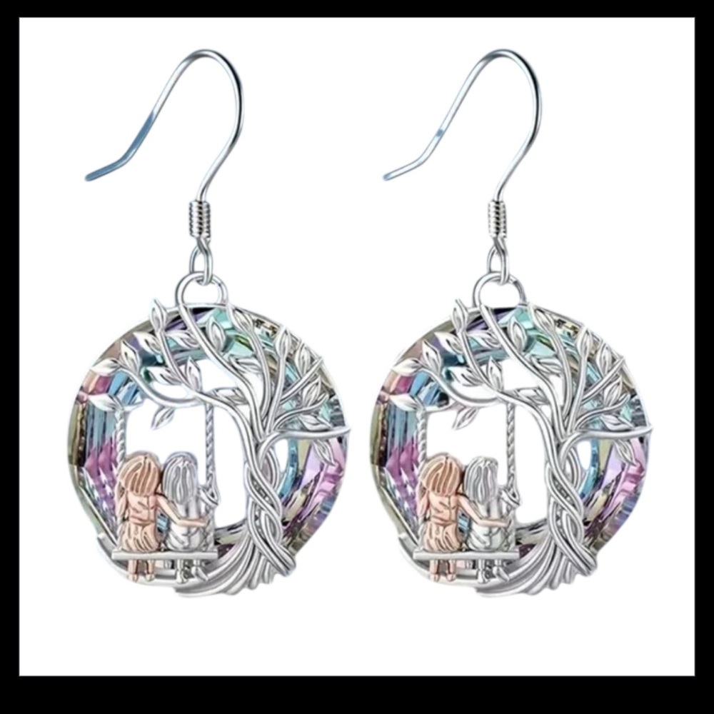 Tree of life Sisters Partner Dangle Earrings​​